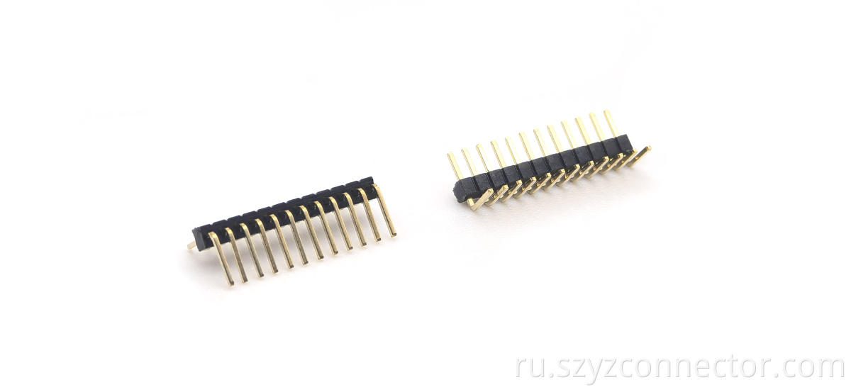 1.0mm pin header black